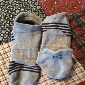 Gray Striped Women’s Socks